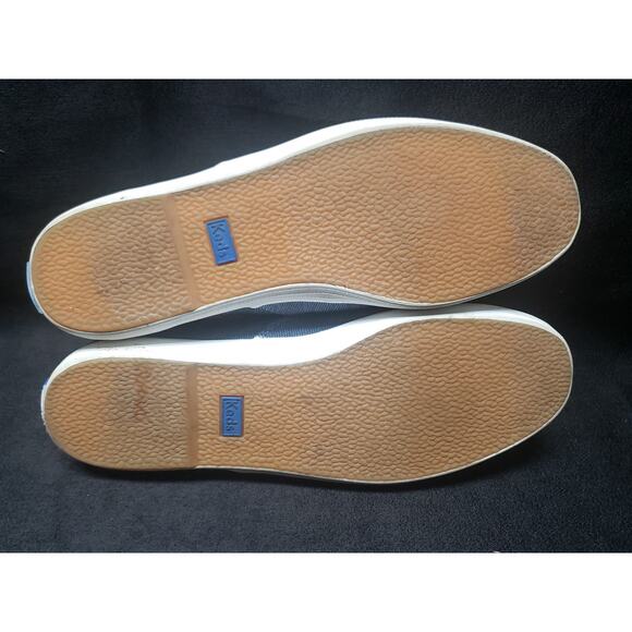 Keds Champion Ticking Blue Canvas Shoes | Womens Size 8.5 - Picture 8 of 9